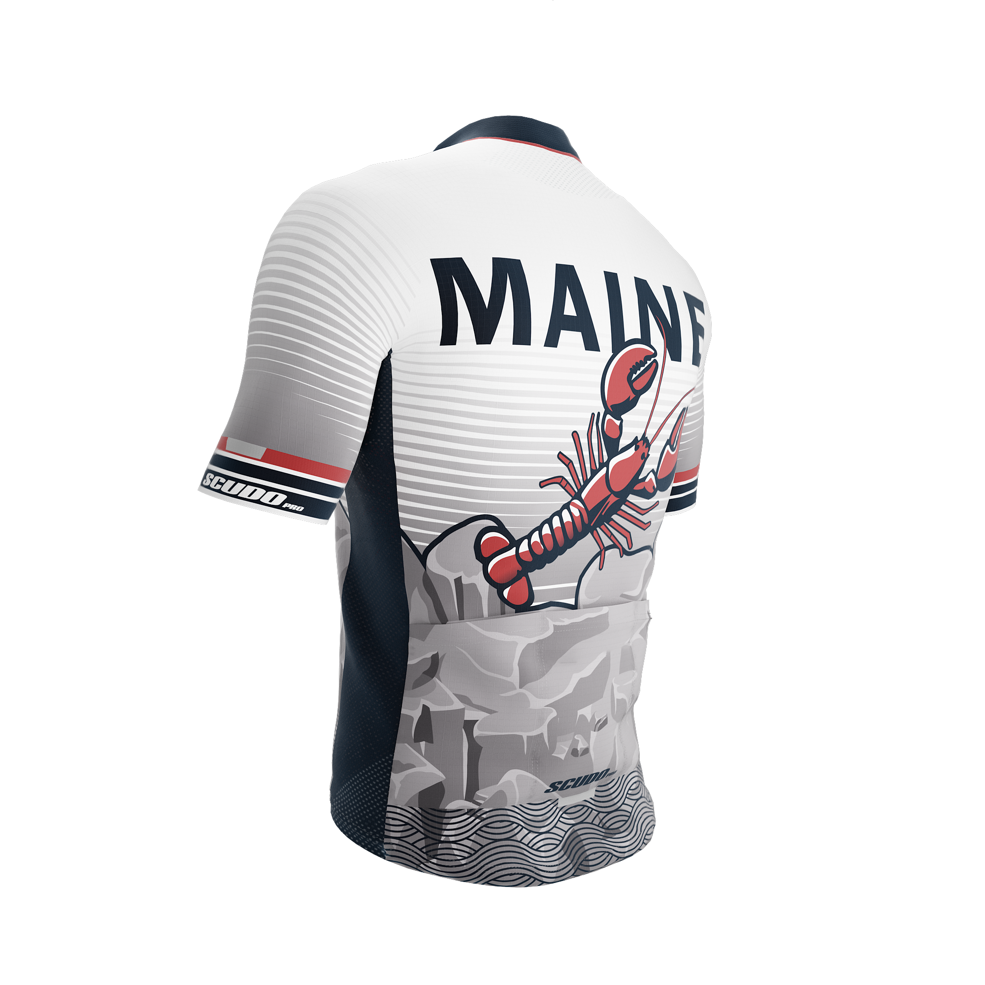 Maine US State | Short Sleeve Cycling PRO Jersey | Men and Women