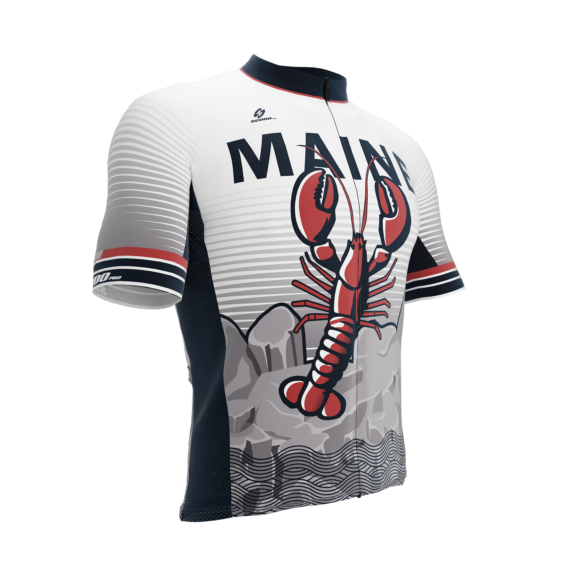 Maine US State | Short Sleeve Cycling PRO Jersey | Men and Women