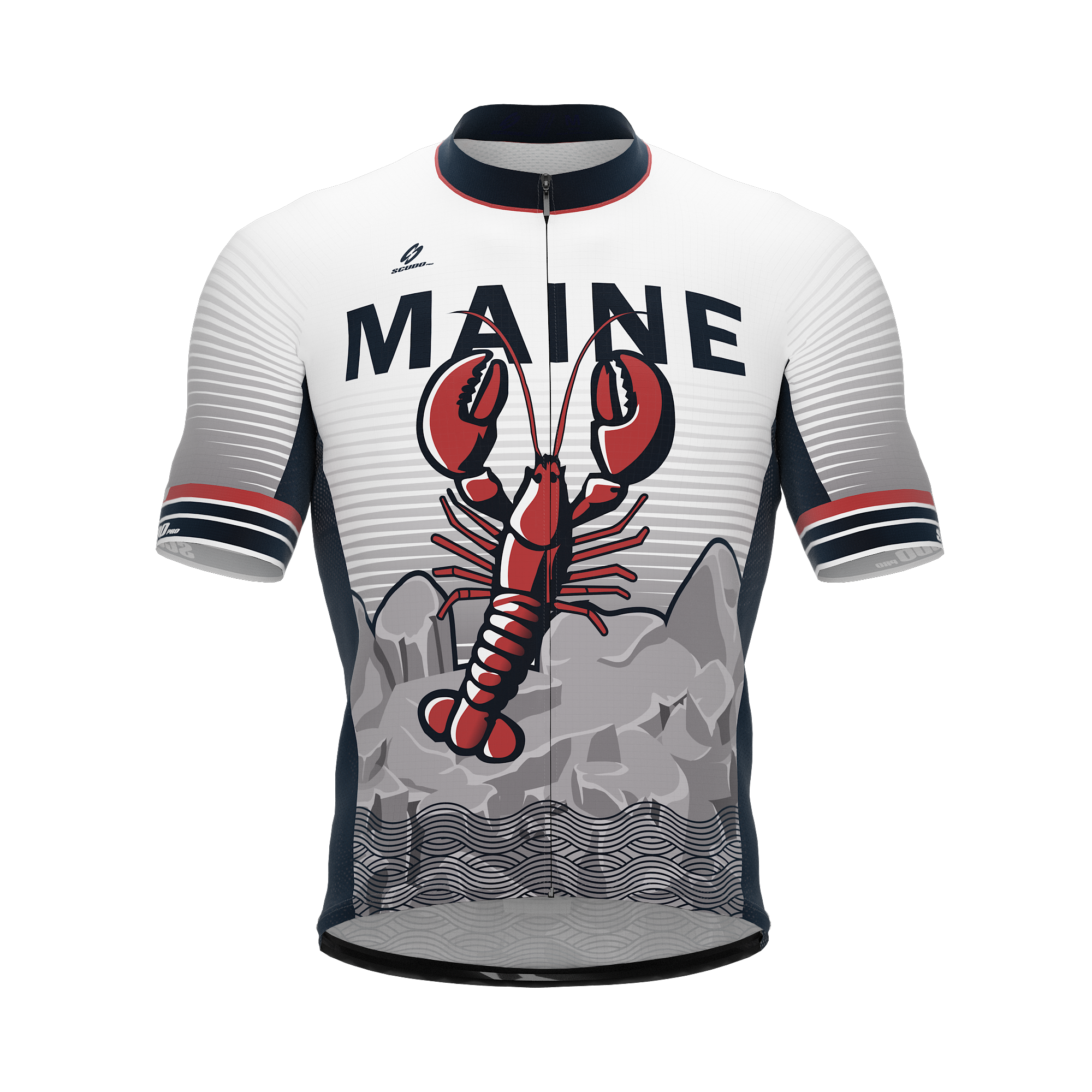 Maine US State | Short Sleeve Cycling PRO Jersey | Men and Women