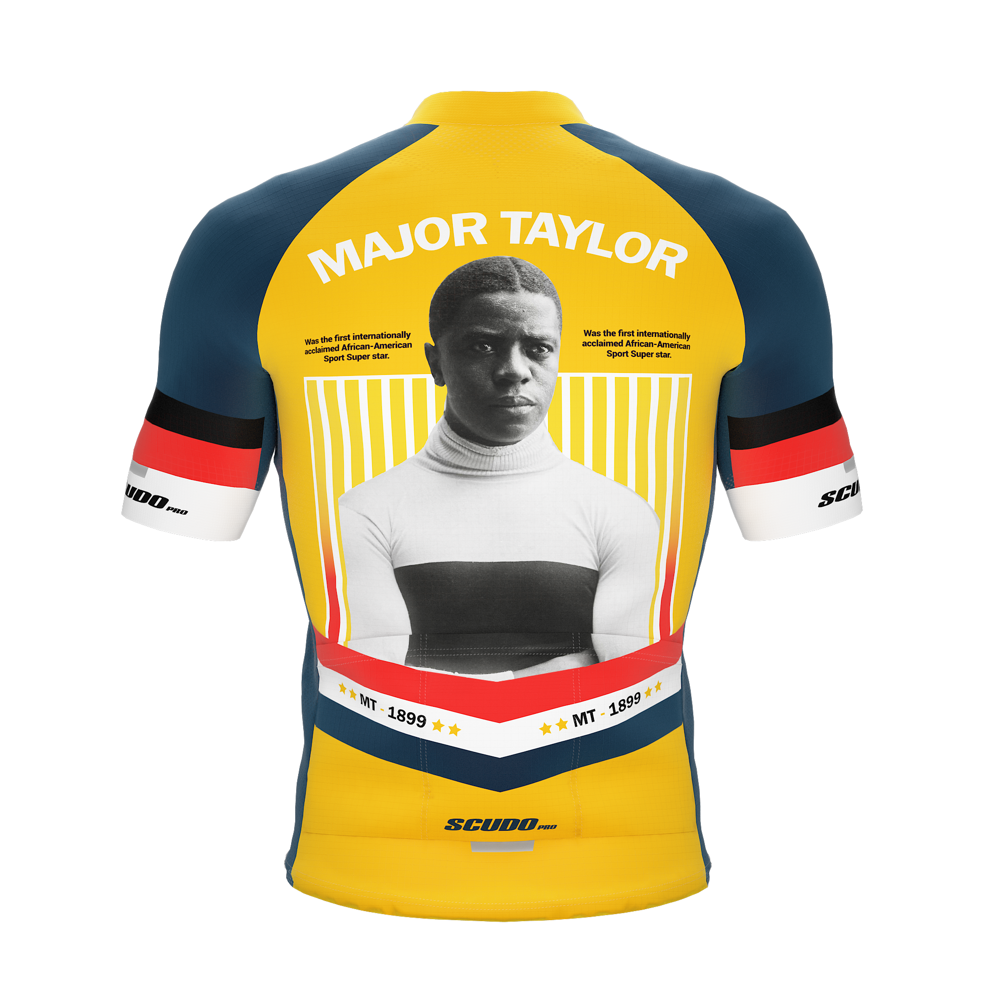 Major Taylor | Portrait | Short Sleeve Cycling PRO Jersey