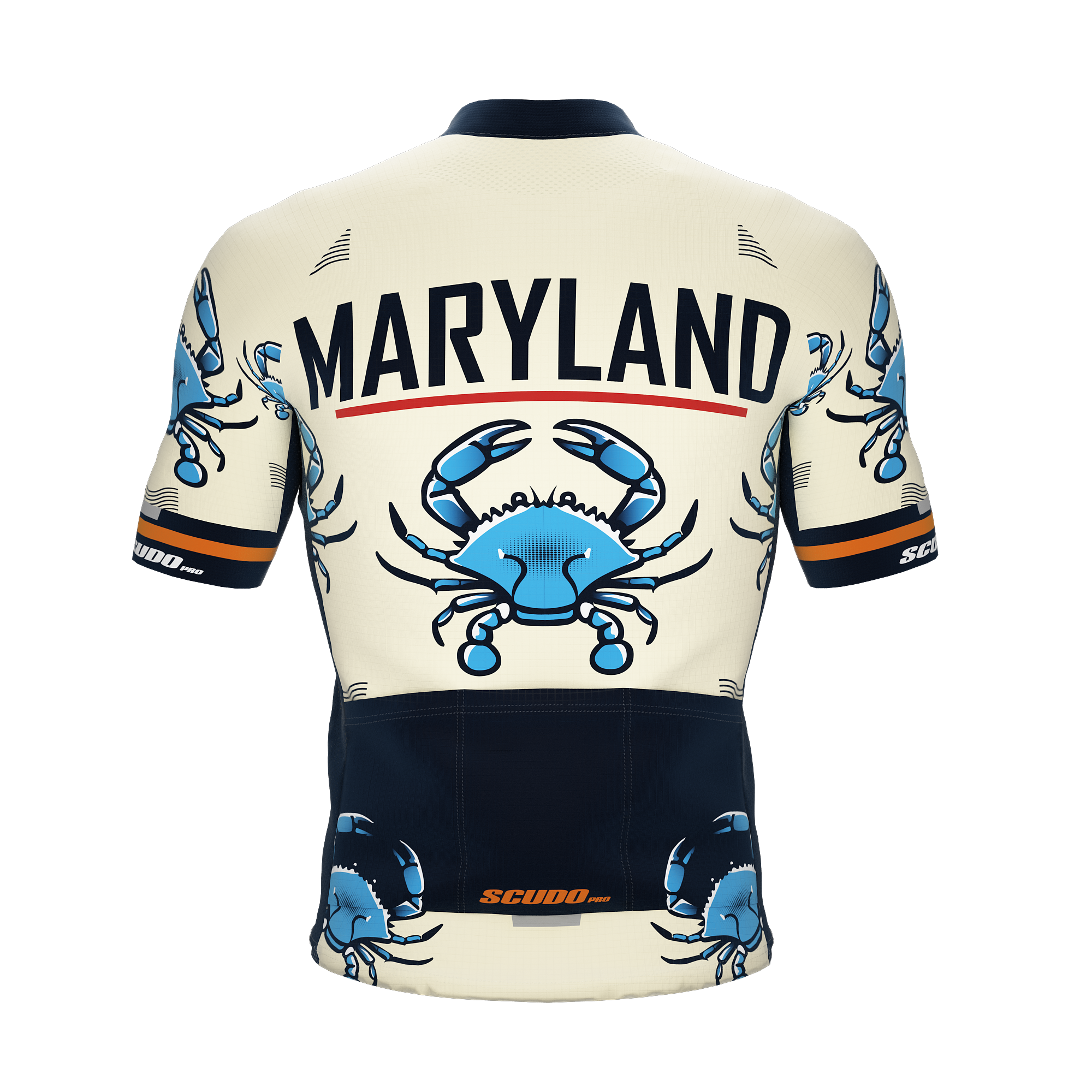 Maryland US State | Short Sleeve Cycling PRO Jersey | Men and Women