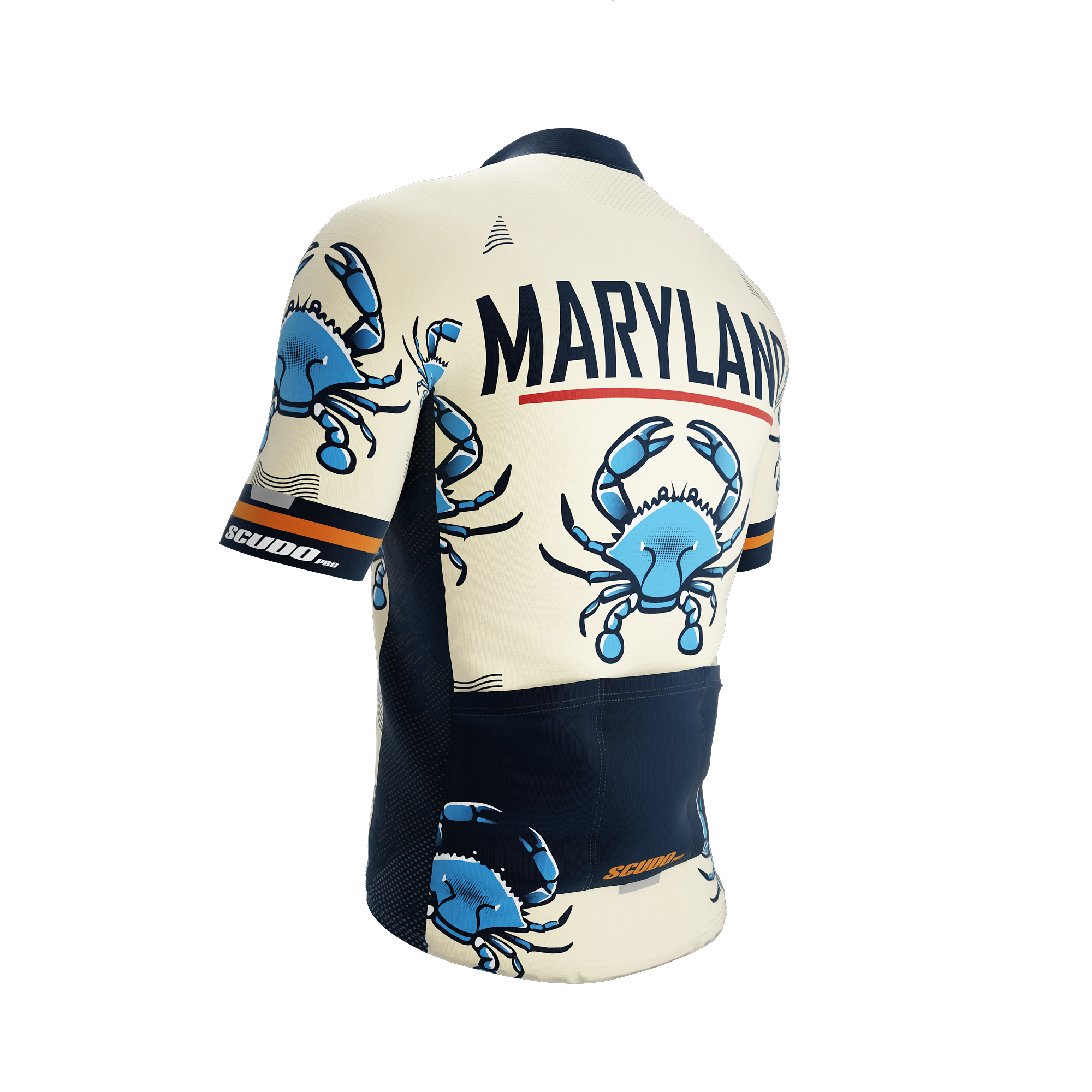 Maryland US State | Short Sleeve Cycling PRO Jersey | Men and Women