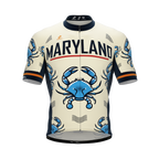 Maryland US State | Short Sleeve Cycling PRO Jersey | Men and Women