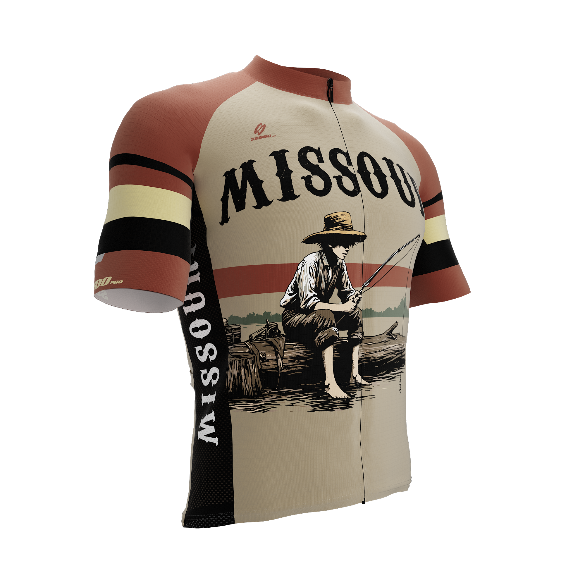 Missouri US State | Short Sleeve Cycling PRO Jersey | Men and Women