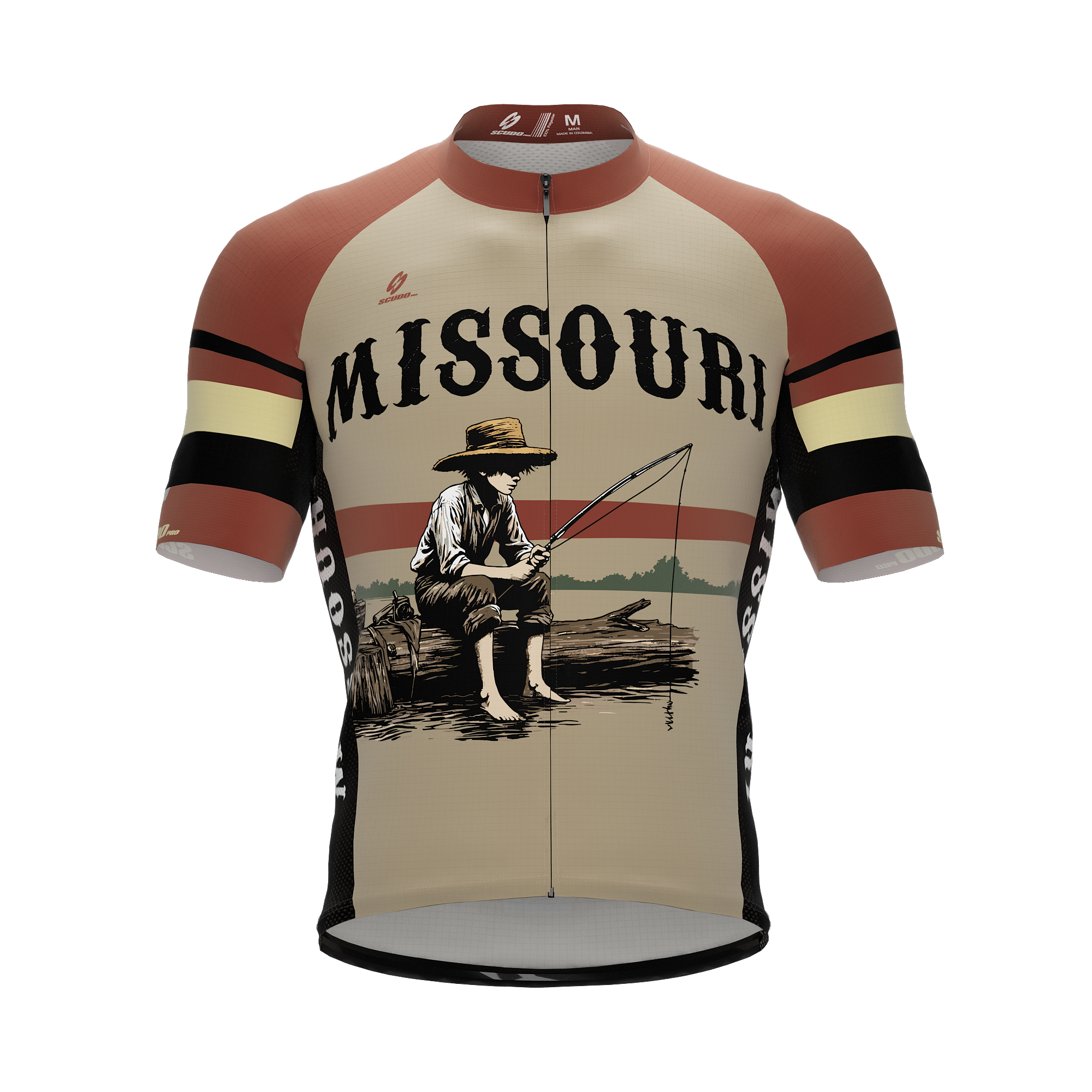 Missouri US State | Short Sleeve Cycling PRO Jersey | Men and Women