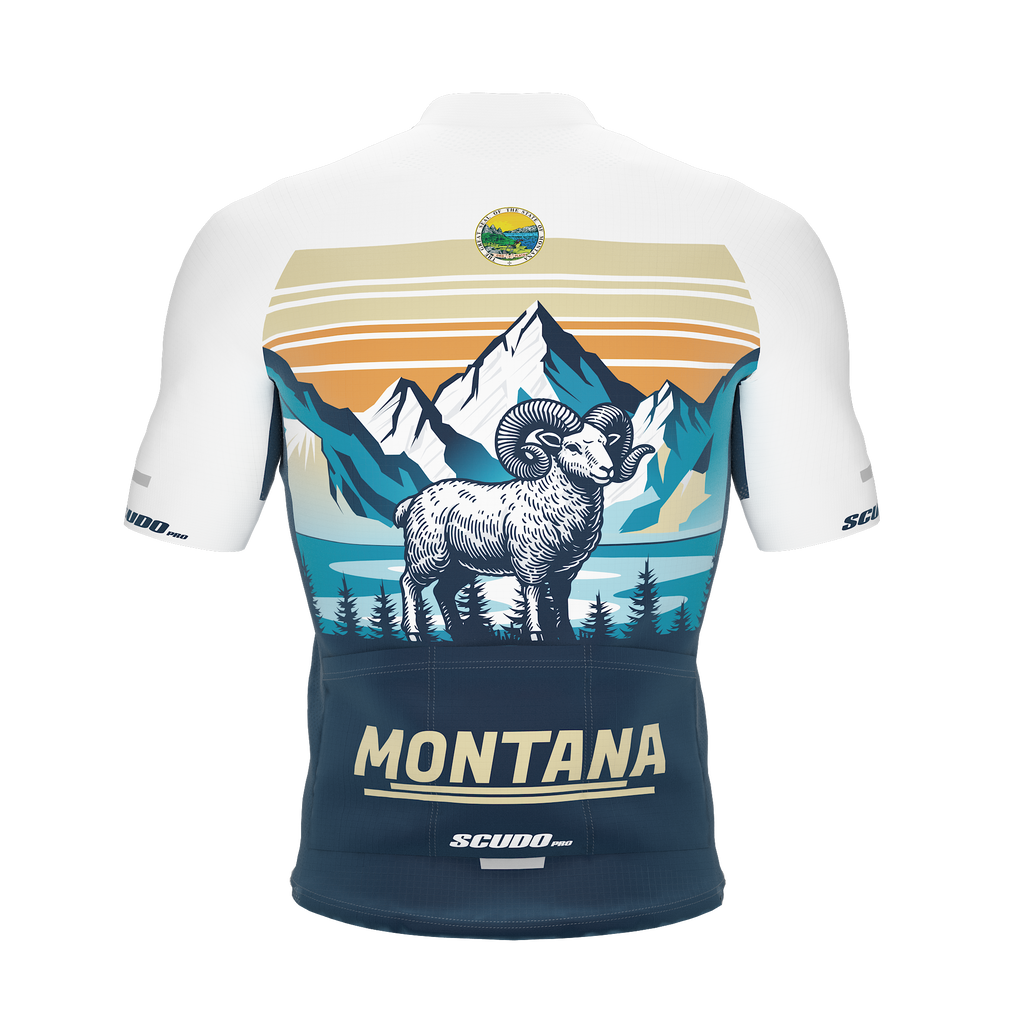 Montana US State | Short Sleeve Cycling PRO Jersey