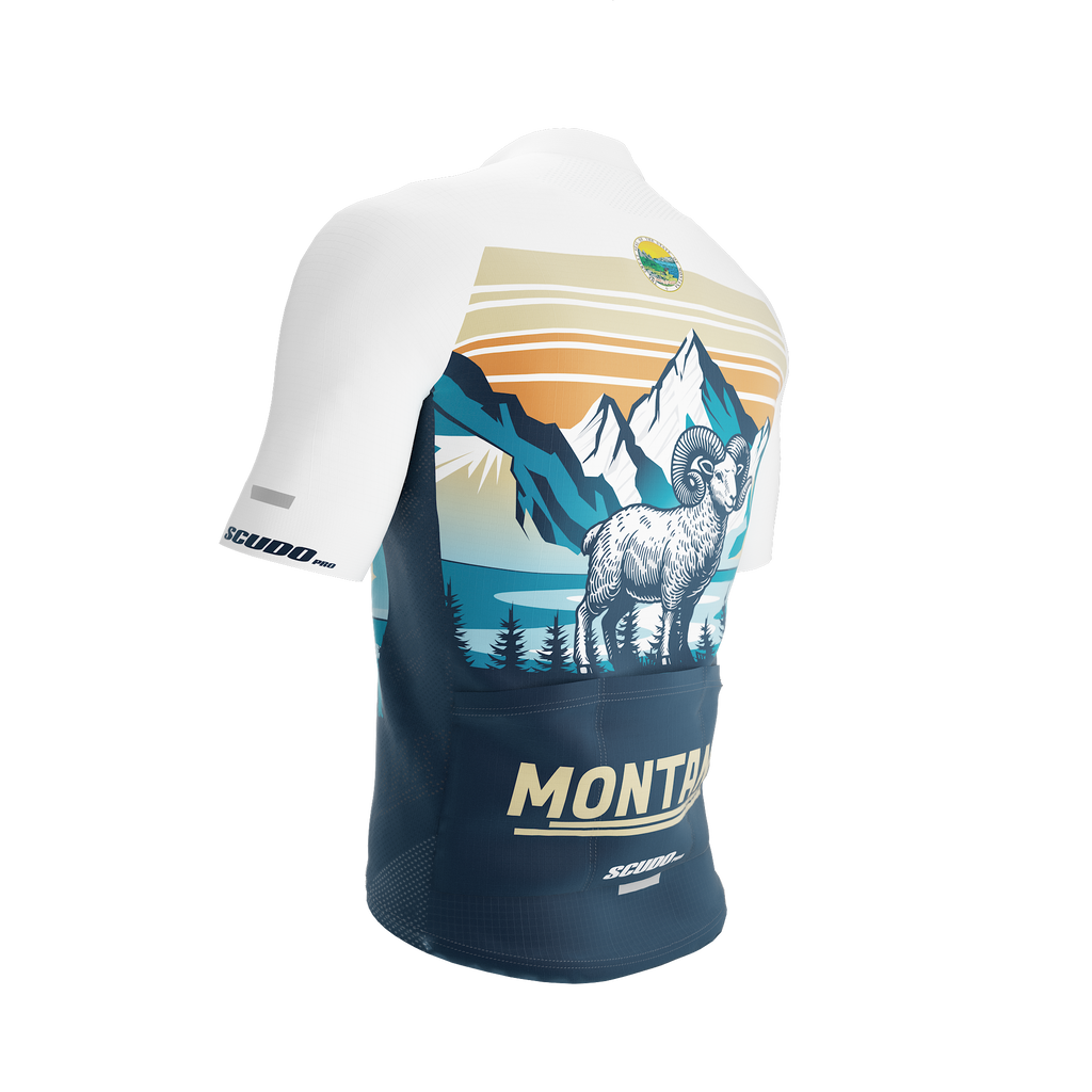 Montana US State | Short Sleeve Cycling PRO Jersey
