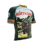 North Dakota US State | Short Sleeve Cycling PRO Jersey | Men and Women