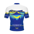 Oregon US State | Short Sleeve Cycling PRO Jersey | Men and Women