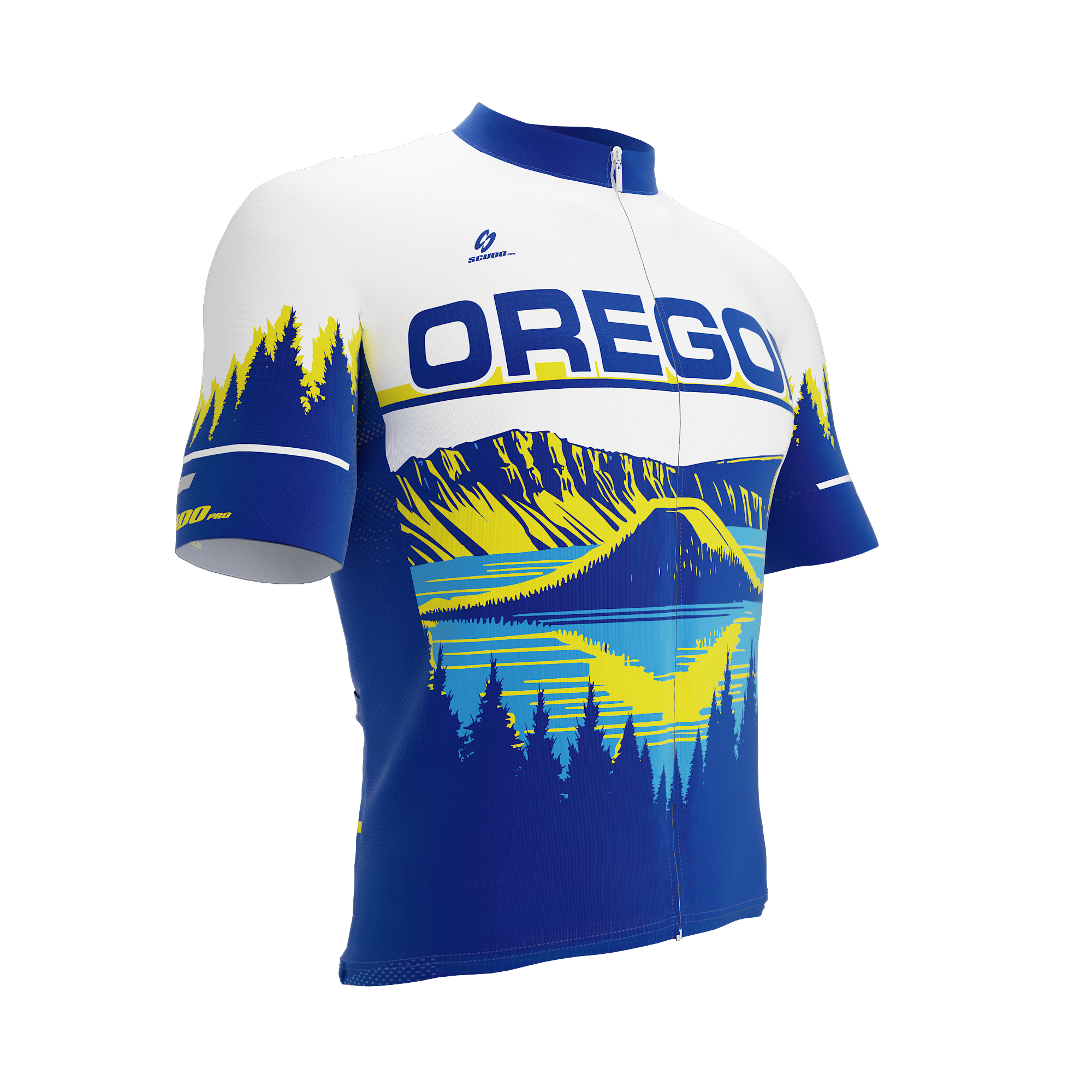 Oregon US State | Short Sleeve Cycling PRO Jersey | Men and Women