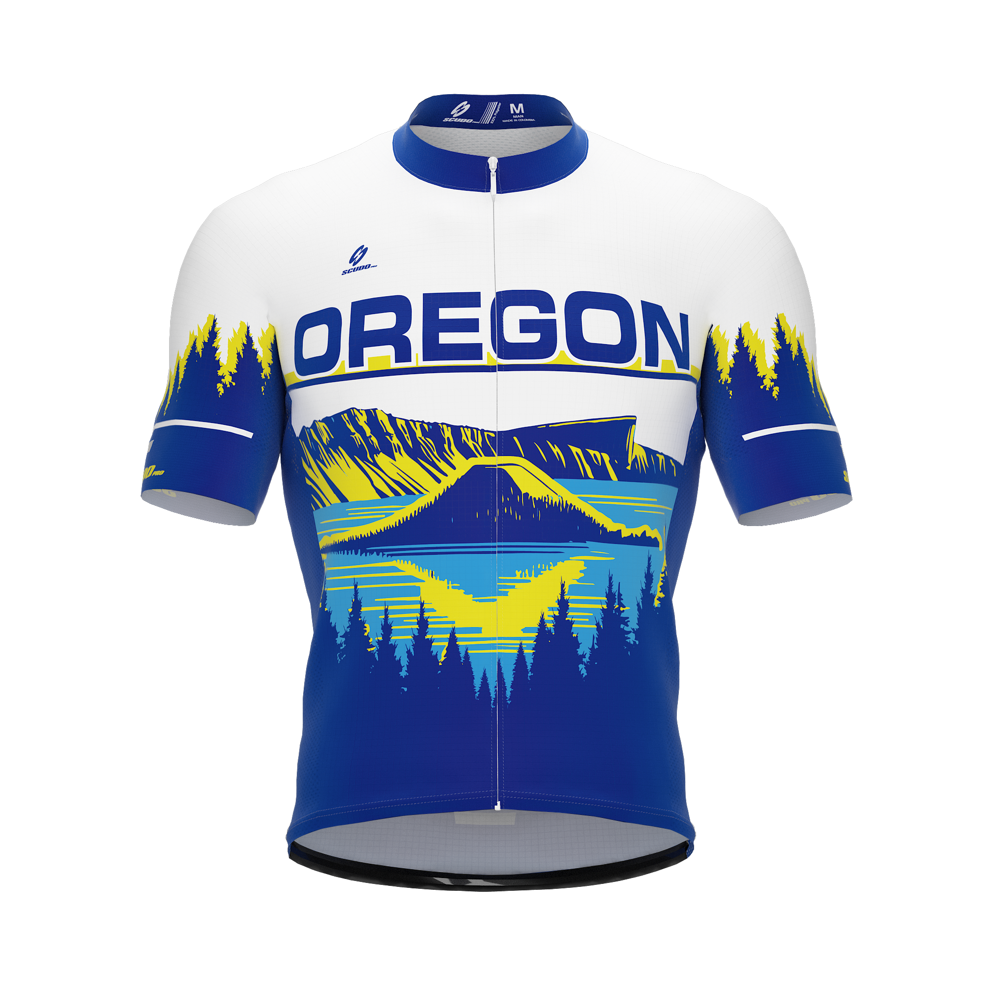 Oregon US State | Short Sleeve Cycling PRO Jersey | Men and Women