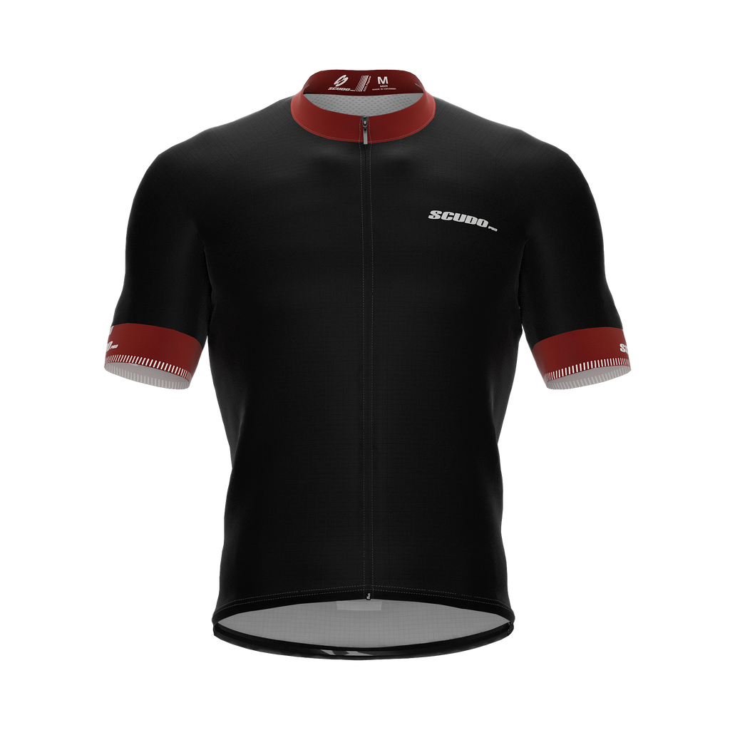 Black | Reflective Red | Short Sleeve Cycling PRO Jersey