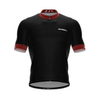 Black | Reflective Red | Short Sleeve Cycling PRO Jersey