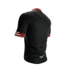 Black | Reflective Red | Short Sleeve Cycling PRO Jersey