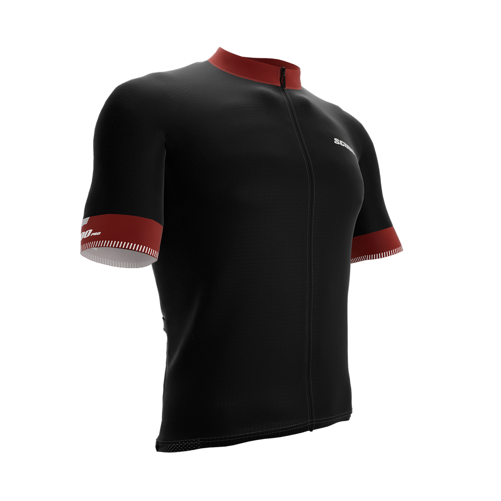 Red Reflective Pro Jersey + Pro BibShort Bundle for Men