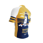 Rhode Island US State | Short Sleeve Cycling PRO Jersey | Men and Women