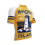 Rhode Island US State | Short Sleeve Cycling PRO Jersey | Men and Women