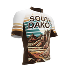 South Dakota US State | Short Sleeve Cycling PRO Jersey | Men and Women