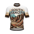 South Dakota US State | Short Sleeve Cycling PRO Jersey | Men and Women