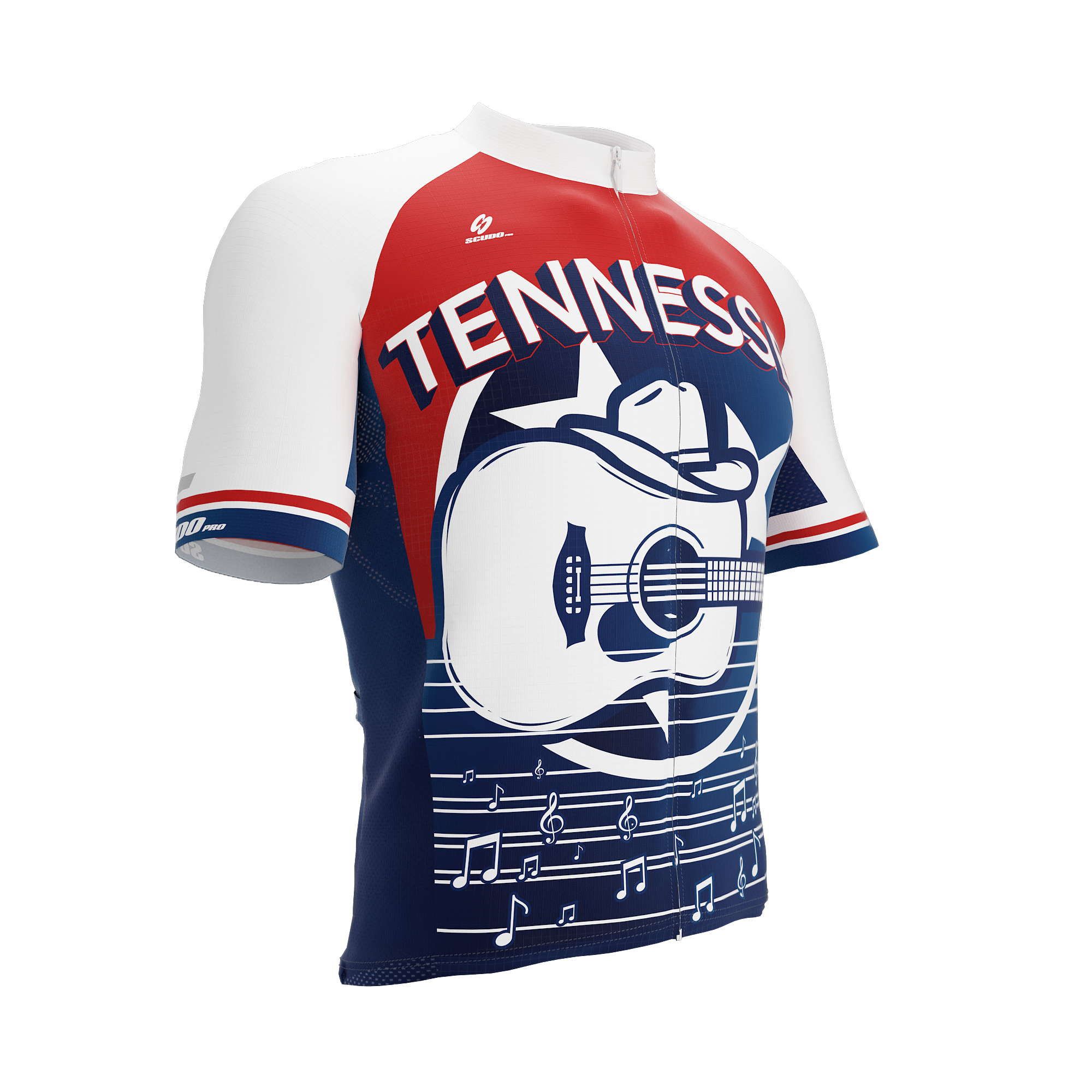 Tennessee US State | Short Sleeve Cycling PRO Jersey | Men and Women