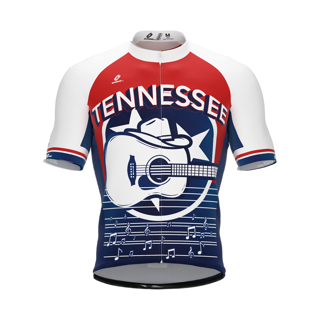 Tennessee US State | Short Sleeve Cycling PRO Jersey | Men and Women