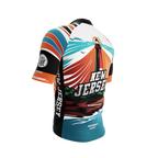 New Jersey US State | Short Sleeve Cycling PRO Jersey | Men and Women