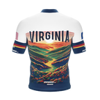 Virginia US State | Short Sleeve Cycling PRO Jersey | Men and Women