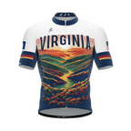 Virginia US State | Short Sleeve Cycling PRO Jersey | Men and Women
