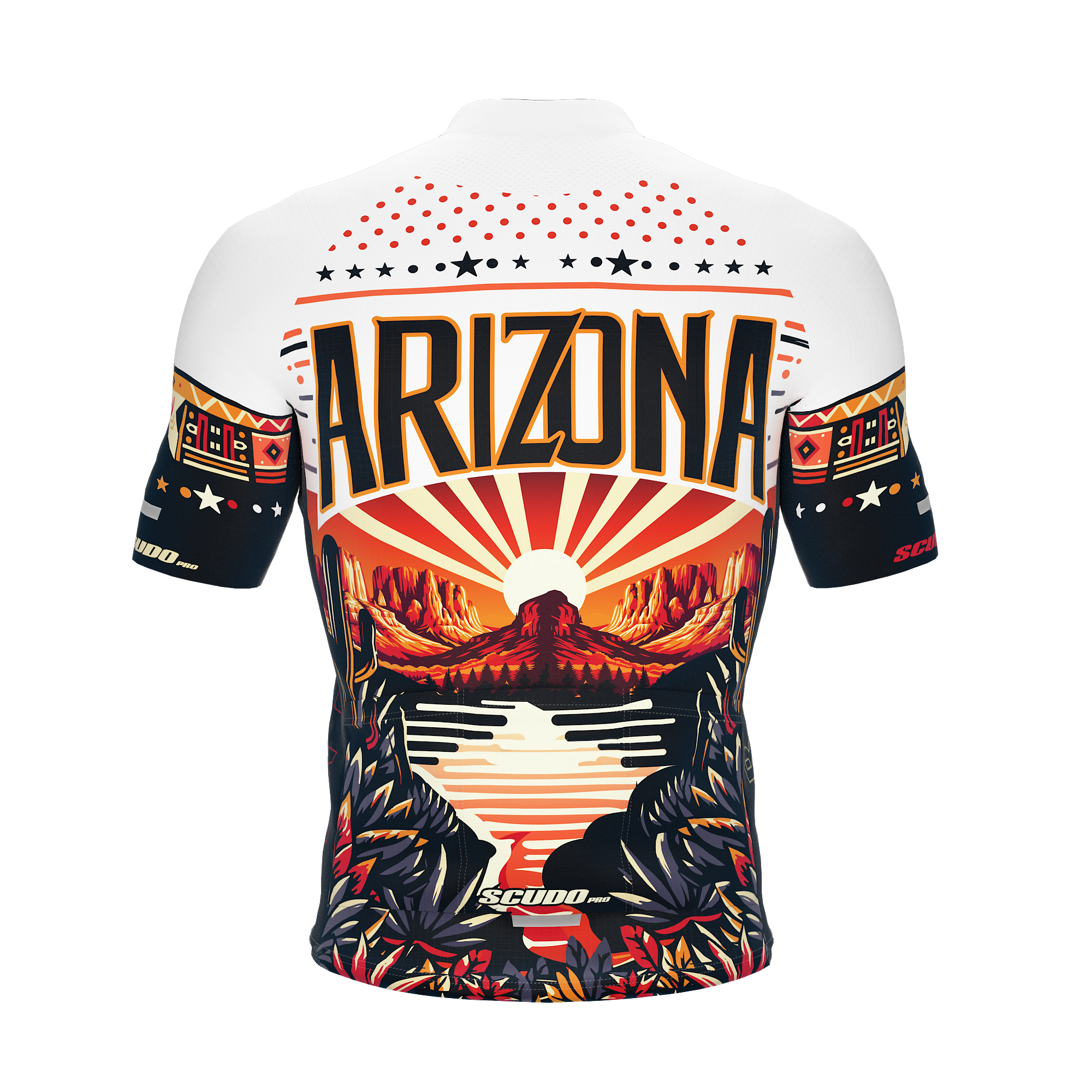 Arizona US State | Short Sleeve Cycling PRO Jersey | Men and Women