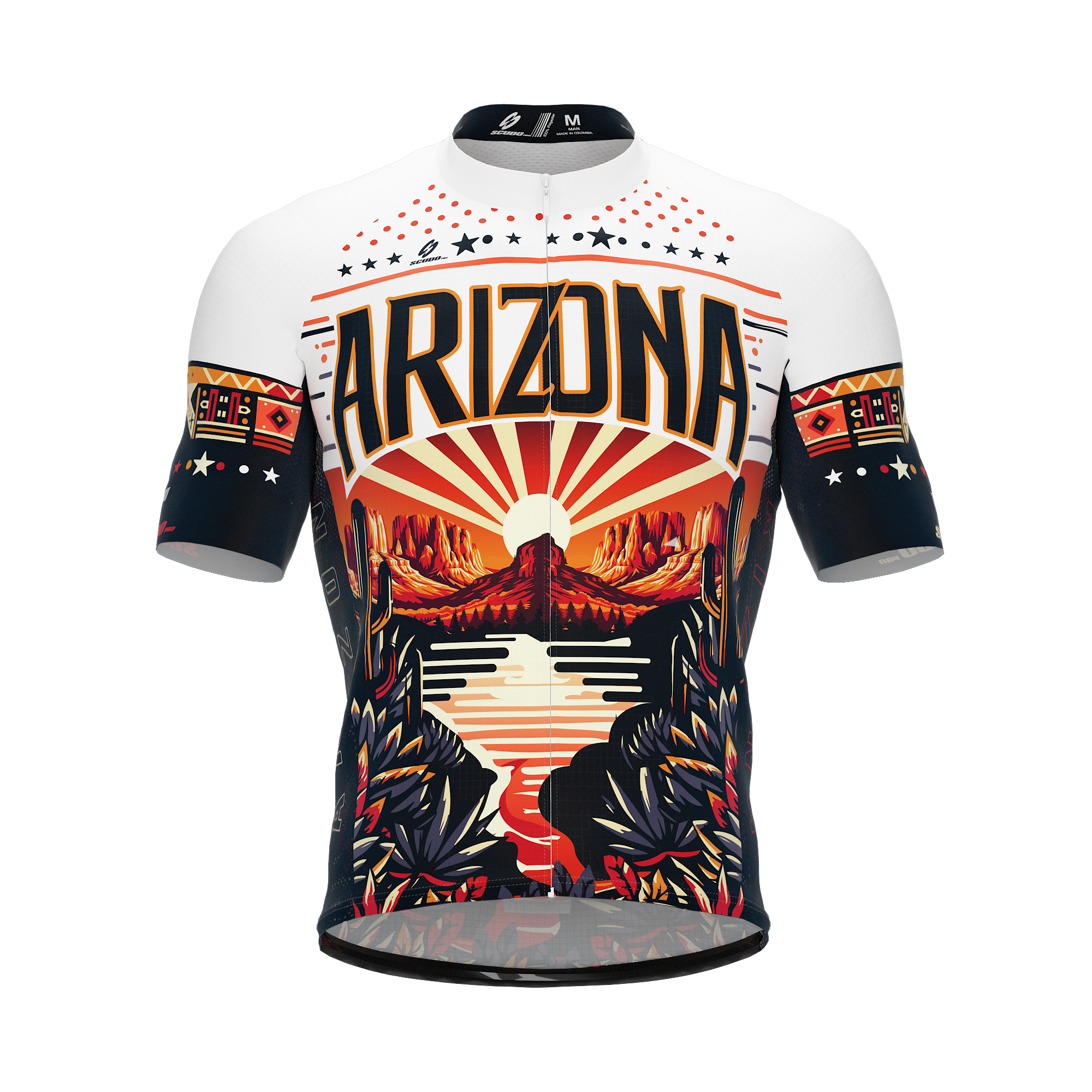 Arizona US State | Short Sleeve Cycling PRO Jersey | Men and Women