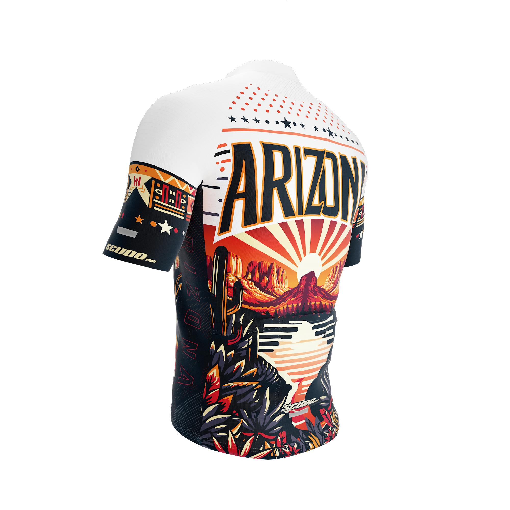 Arizona US State | Short Sleeve Cycling PRO Jersey | Men and Women