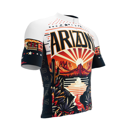 Arizona US State | Short Sleeve Cycling PRO Jersey | Men and Women