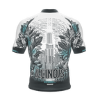 Illinois US State | Short Sleeve Cycling PRO Jersey | Men and Women