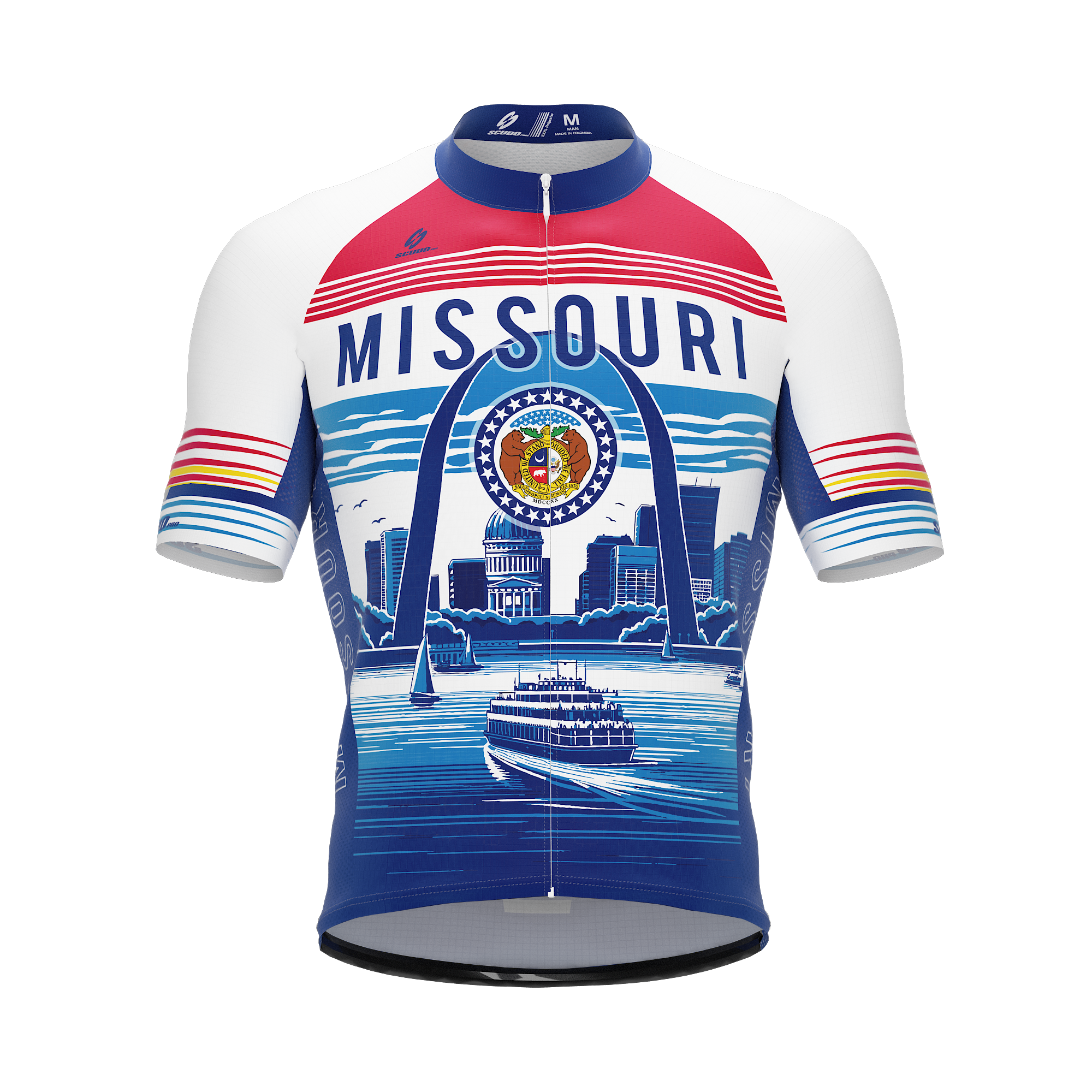 Missouri US State | Short Sleeve Cycling PRO Jersey | Men and Women