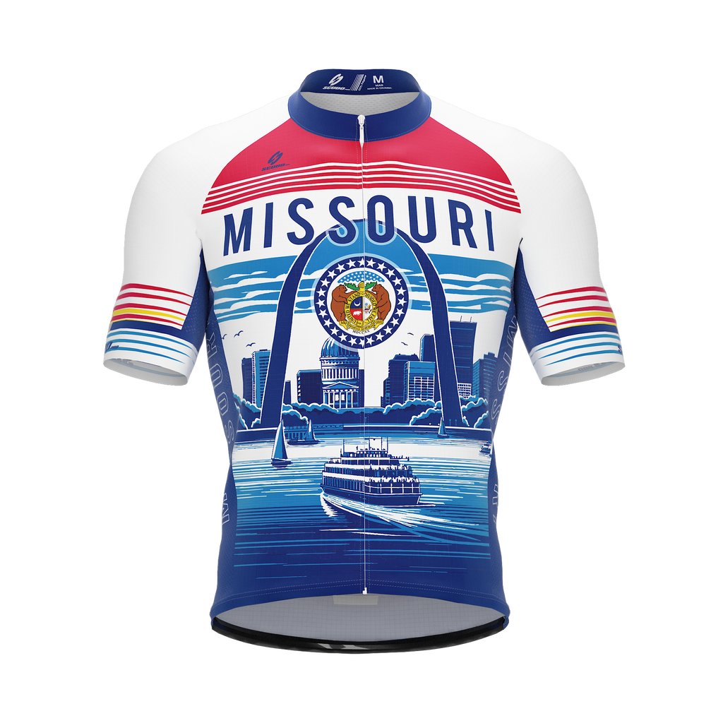 Missouri US State | Short Sleeve Cycling PRO Jersey | Men and Women