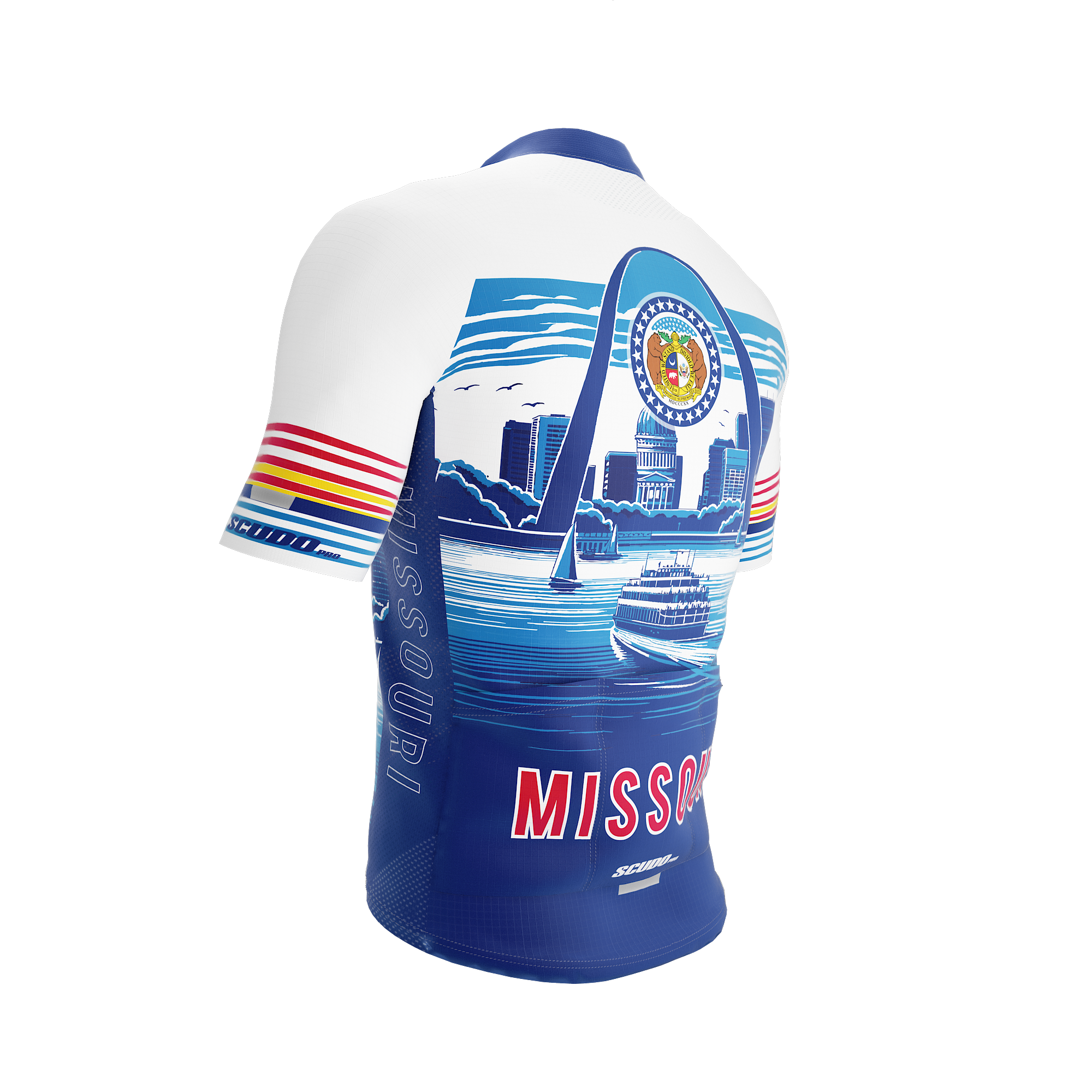 Missouri US State | Short Sleeve Cycling PRO Jersey | Men and Women