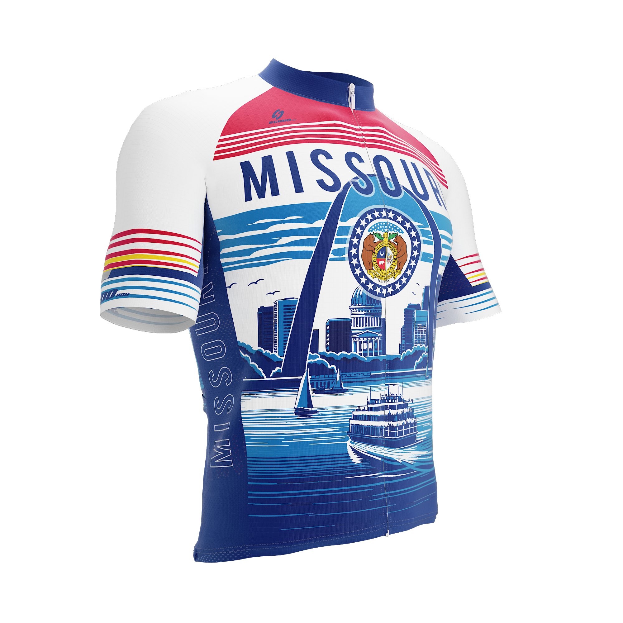 Missouri US State | Short Sleeve Cycling PRO Jersey | Men and Women