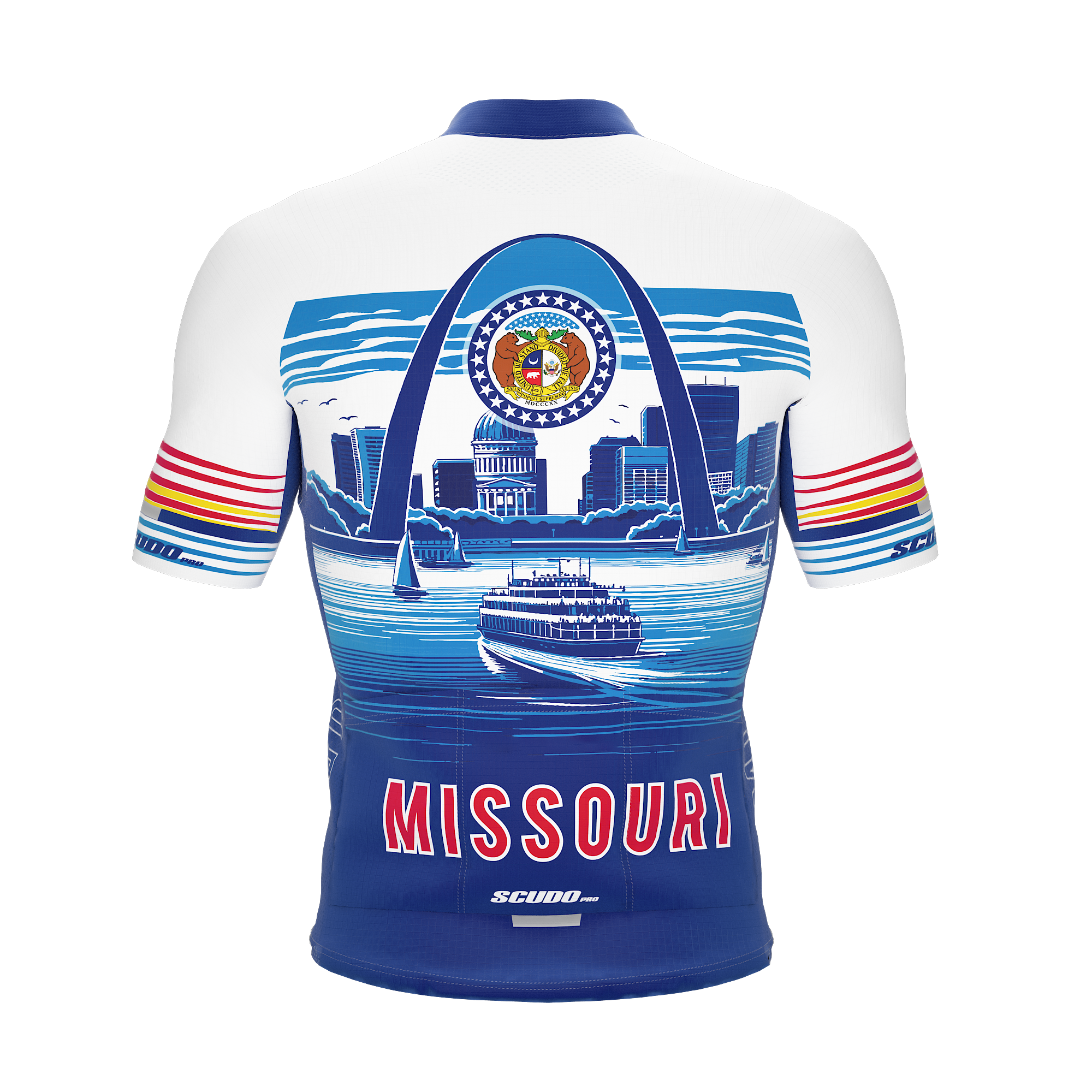 Missouri US State | Short Sleeve Cycling PRO Jersey | Men and Women