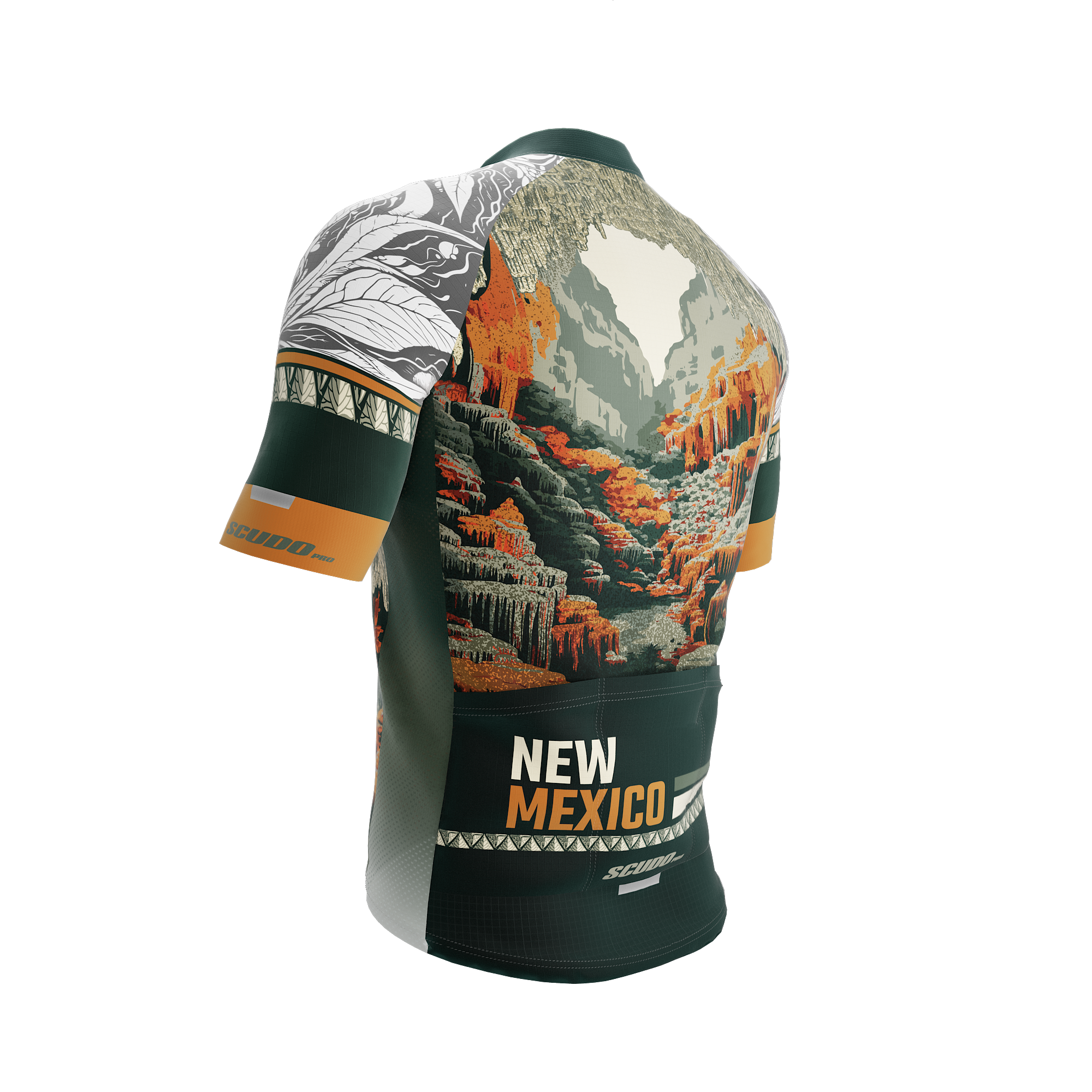 New Mexico US State | Short Sleeve Cycling PRO Jersey | Men and Women