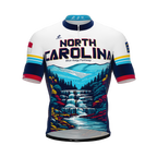 North Carolina US State | Short Sleeve Cycling PRO Jersey | Men and Women