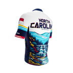 North Carolina US State | Short Sleeve Cycling PRO Jersey | Men and Women