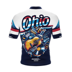 Ohio US State | Short Sleeve Cycling PRO Jersey | Men and Women