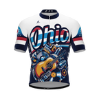 Ohio US State | Short Sleeve Cycling PRO Jersey | Men and Women