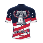 Pennsylvania US State | Short Sleeve Cycling PRO Jersey | Men and Women