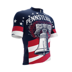 Pennsylvania US State | Short Sleeve Cycling PRO Jersey | Men and Women