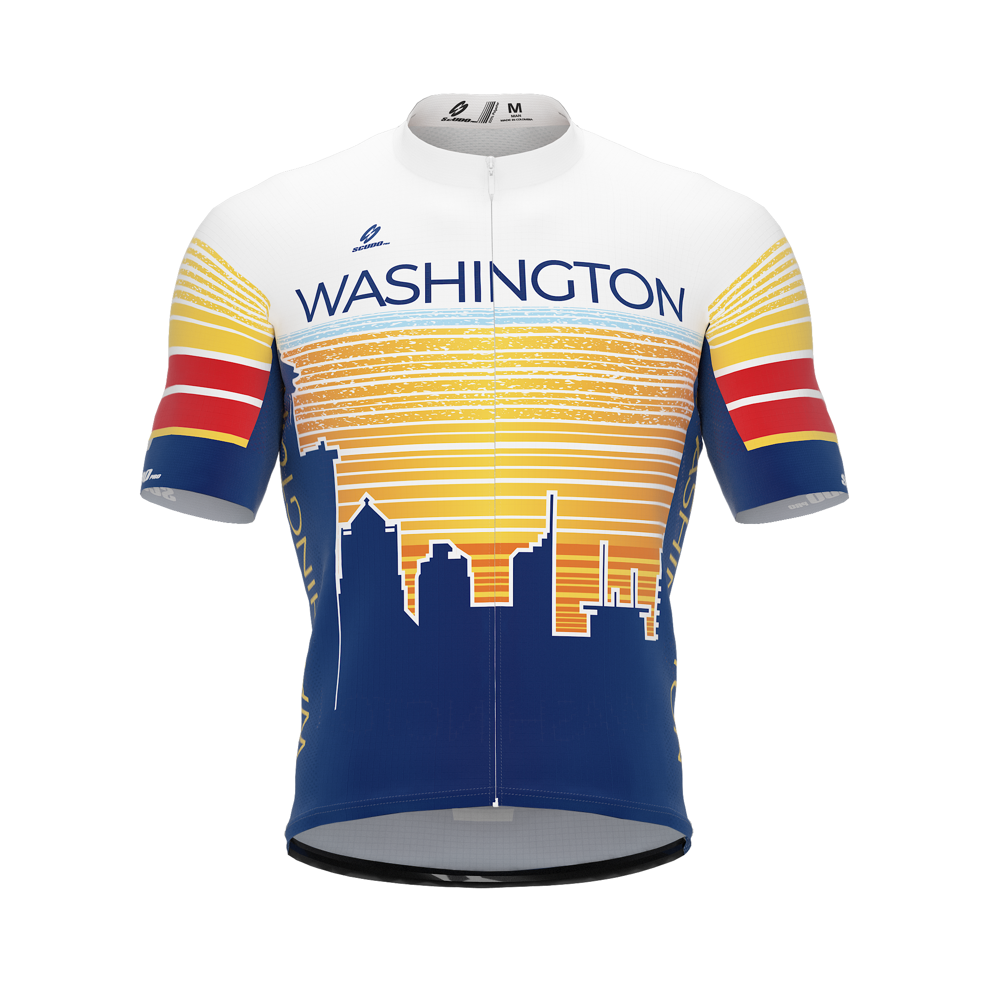 Washington US State | Short Sleeve Cycling PRO Jersey | Men and Women
