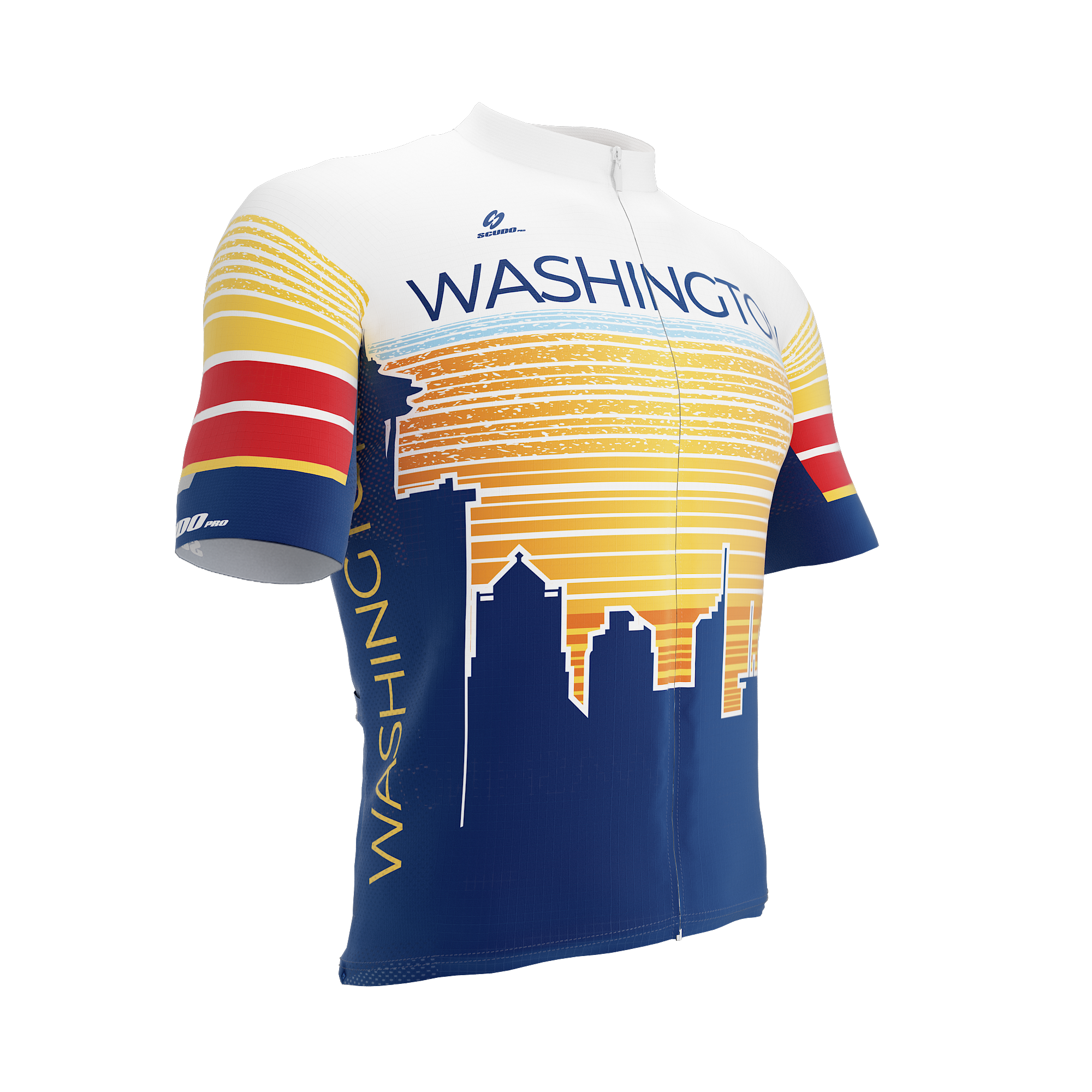 Washington US State | Short Sleeve Cycling PRO Jersey | Men and Women