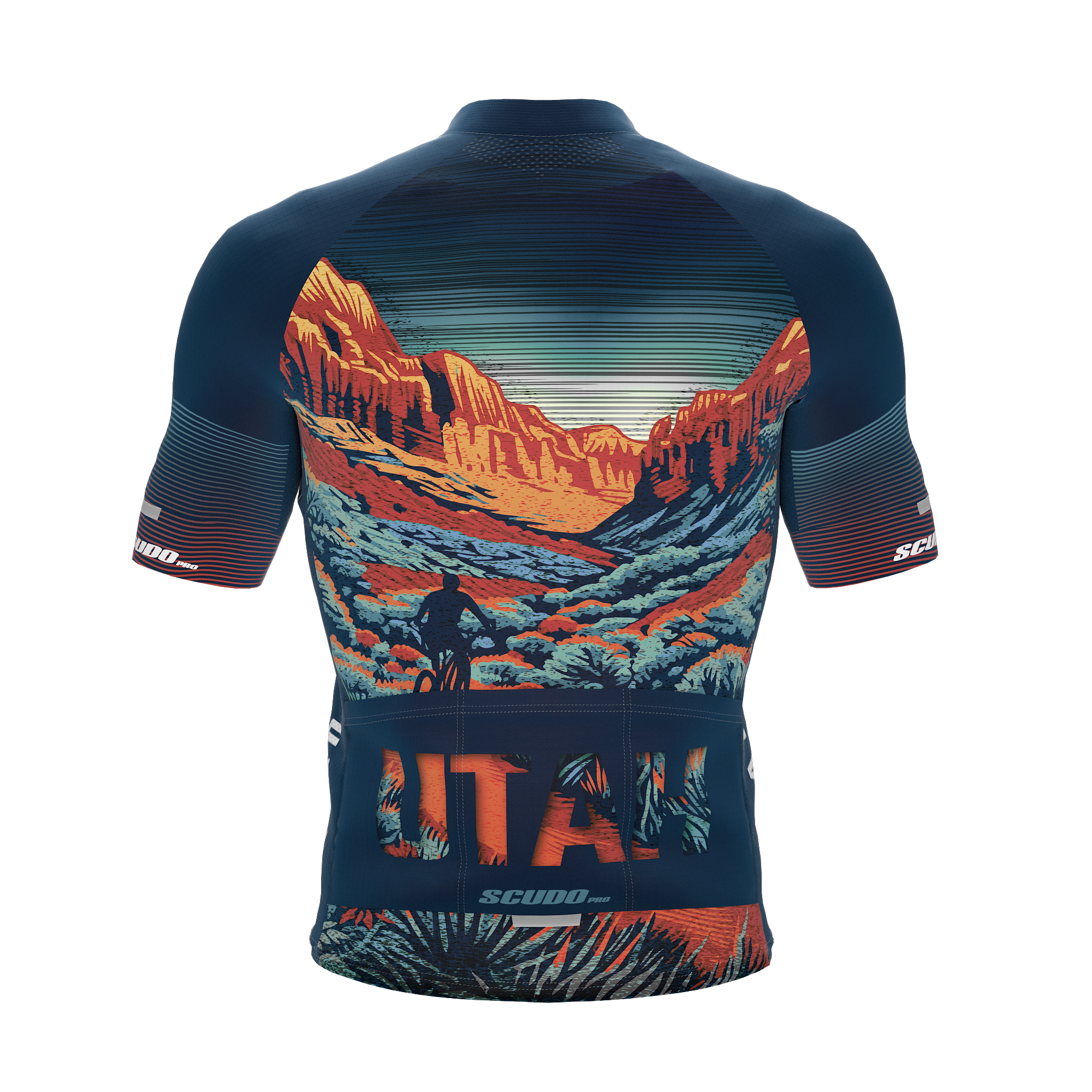 Utah US State | Short Sleeve Cycling PRO Jersey | Men and Women