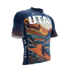Utah US State | Short Sleeve Cycling PRO Jersey | Men and Women