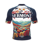Vermont US State | Short Sleeve Cycling PRO Jersey | Men and Women